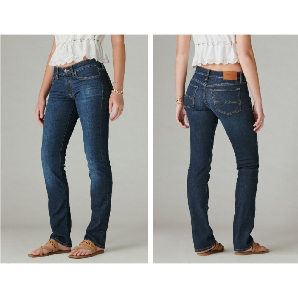Lucky Brand Mid Rise Sweet Jean Straight Medium Wash Size‎ 10 / 30